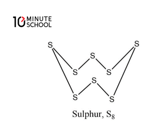sulphur s8 bond
